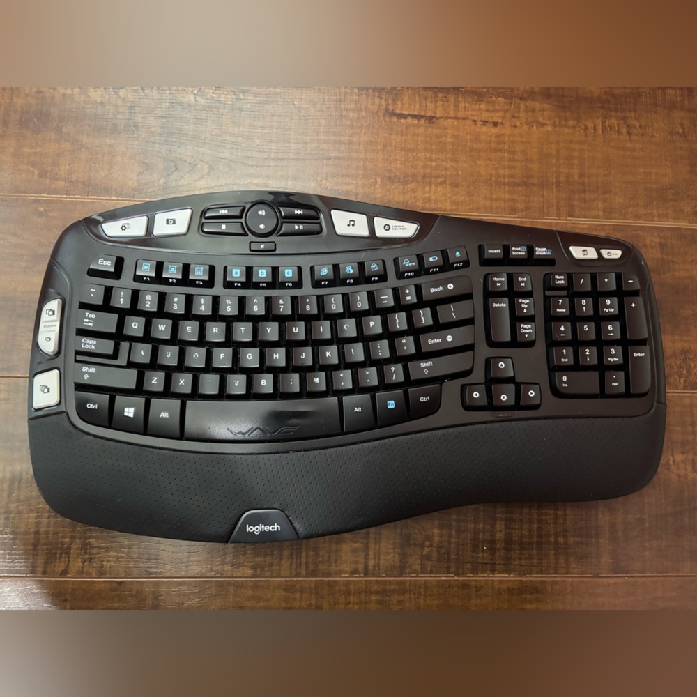 Logitech Black K350 Wireless Keyboard Base